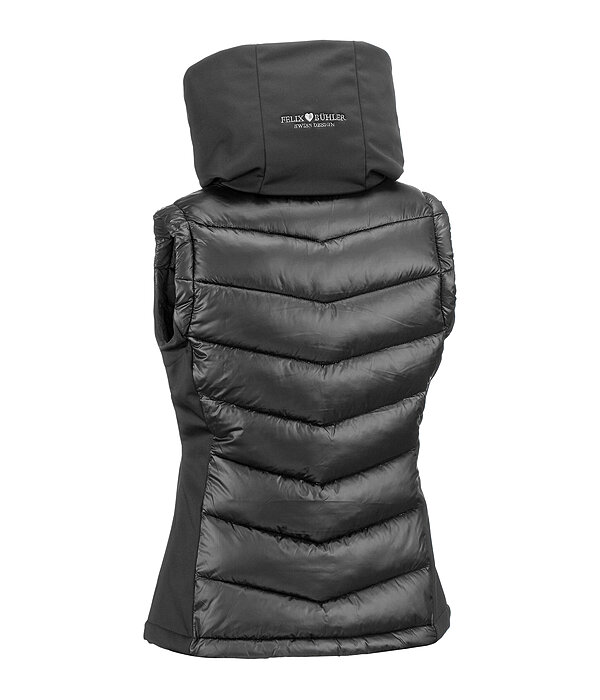 Gilet da equitazione combinato softshell con cappuccio Katlyn