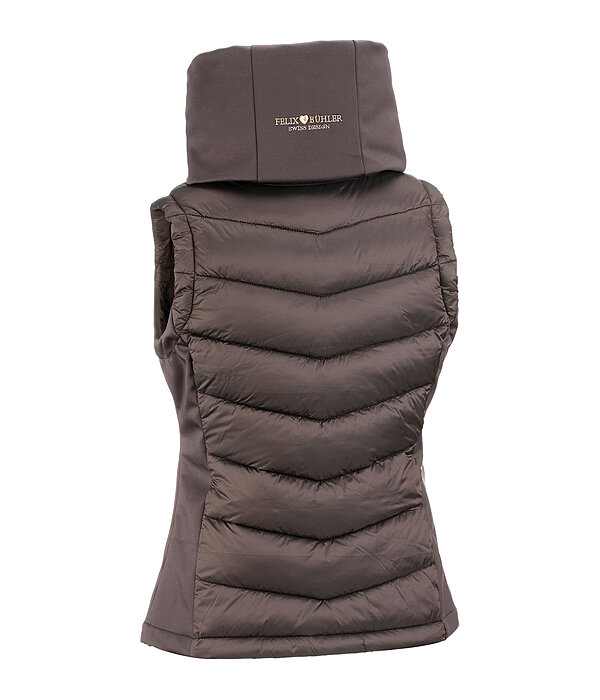 Gilet da equitazione combinato softshell con cappuccio Katlyn