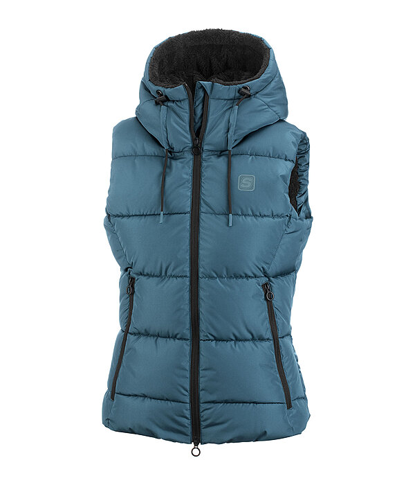 Gilet da equitazione trapuntato con cappuccio Mira III