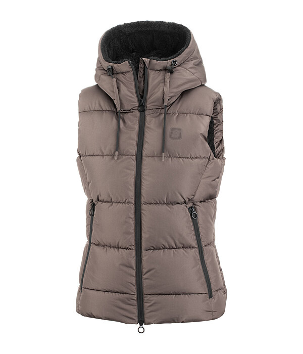 Gilet da equitazione trapuntato con cappuccio Mira III