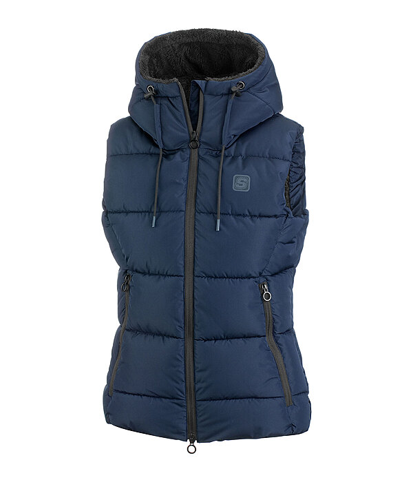 Gilet da equitazione trapuntato con cappuccio Mira III