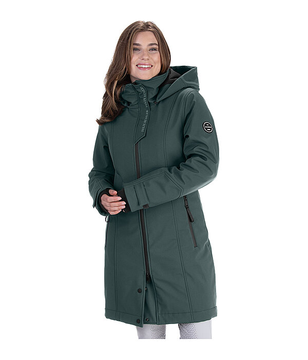 Cappotto da equitazione softshell con cappuccio Aurelie