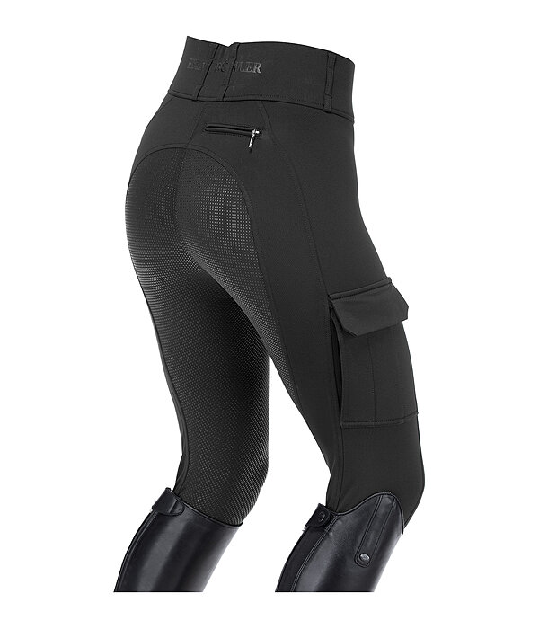 Leggings da equitazione termici full grip Amber