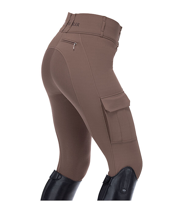 Leggings da equitazione termici full grip Amber